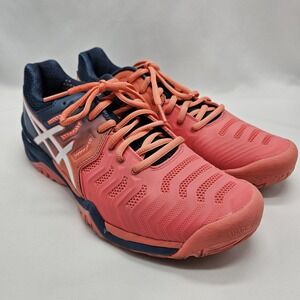 Asics Women's Athletic Shoes - Coral and Navy